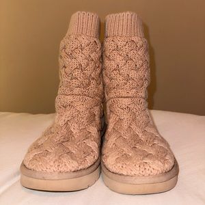 Woven UGG boots